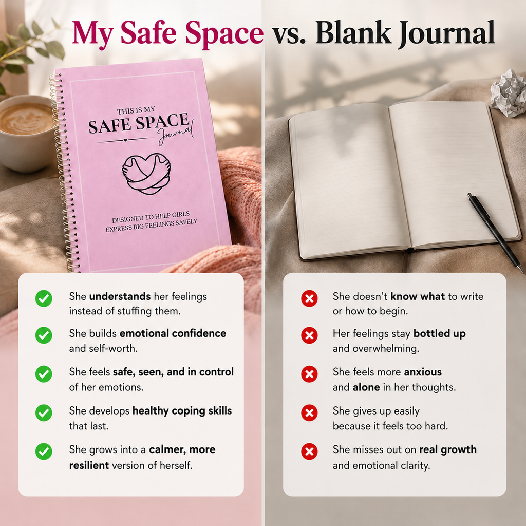 This Is My Safe Space™ Journal Kit (368+ Pages)