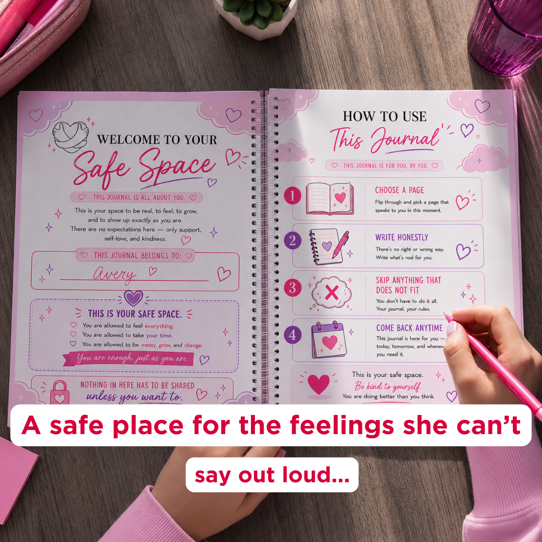 This Is My Safe Space™ Journal Kit (368+ Pages)